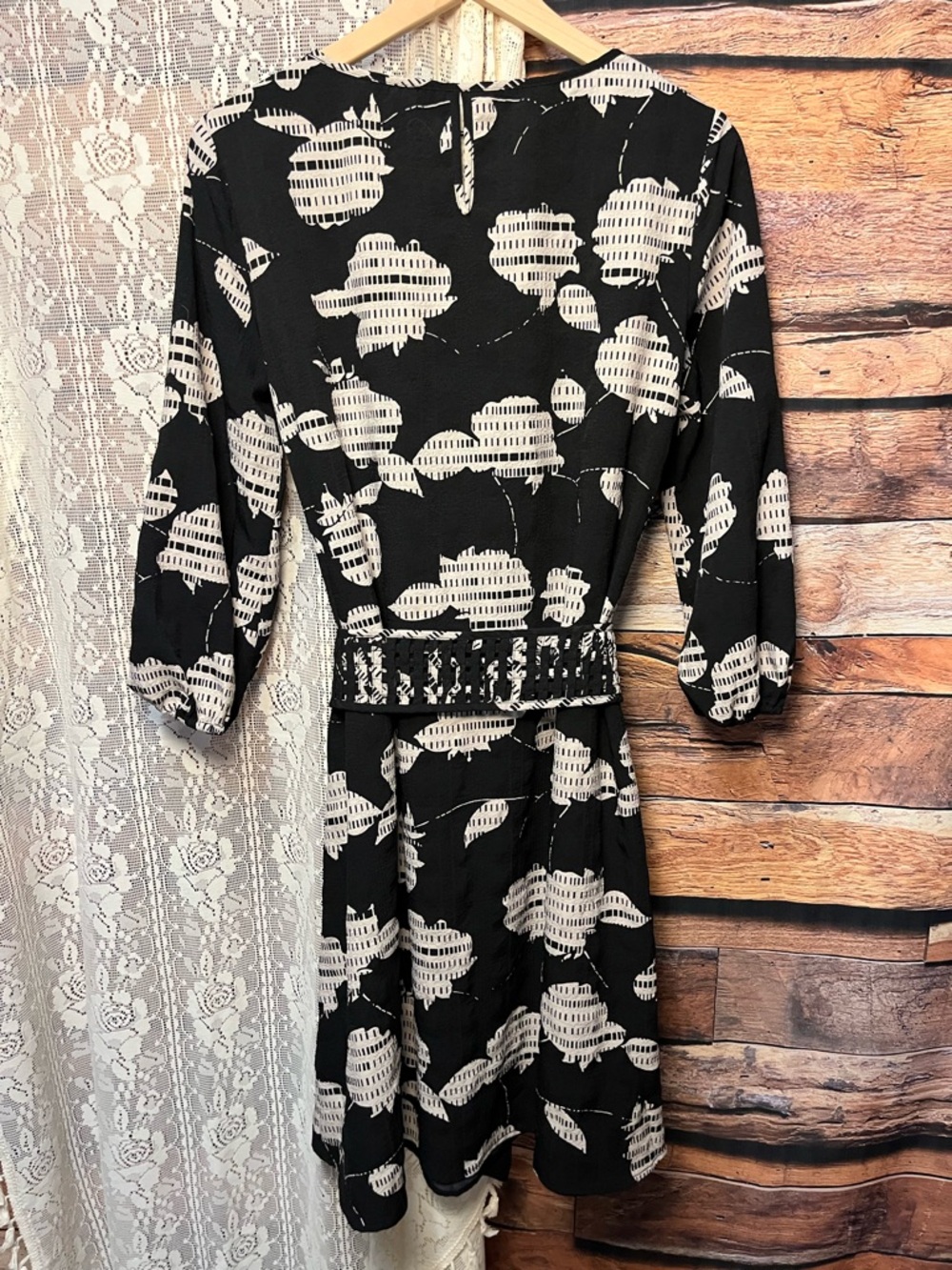 The Odells from Anthropologie Elegant Belted Printed Dress (160) - Picture 10 of 13